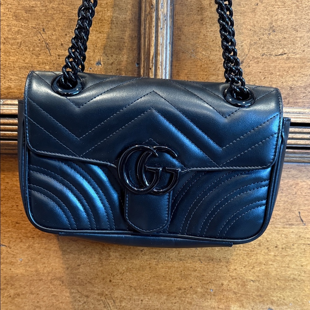 Black Quilted Shoulder Bag